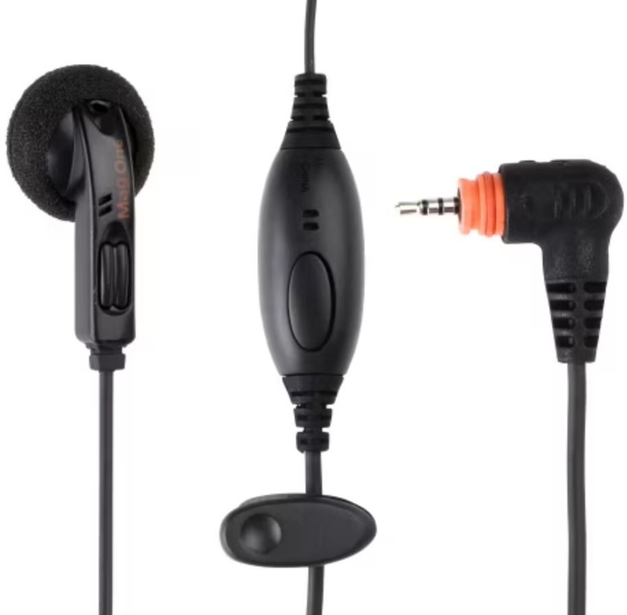 Mag One Earbud With In-Line Microphone and PTT